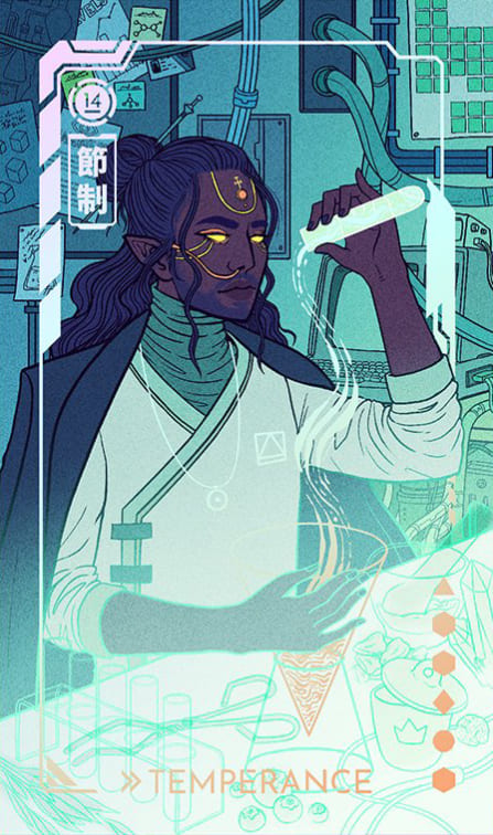 Temperance — Eldritch Overload Tarot