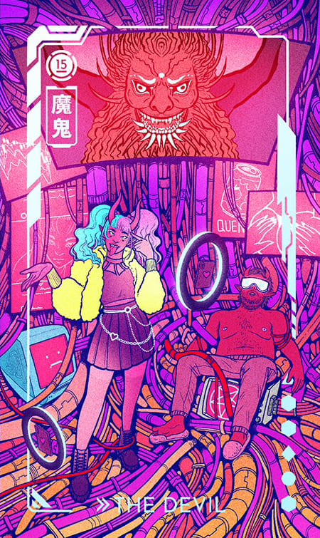 The Devil — Eldritch Overload Tarot