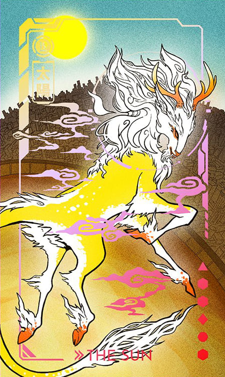 The Sun — Eldritch Overload Tarot