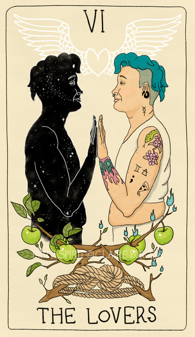 The Lovers — Fifth Spirit Tarot