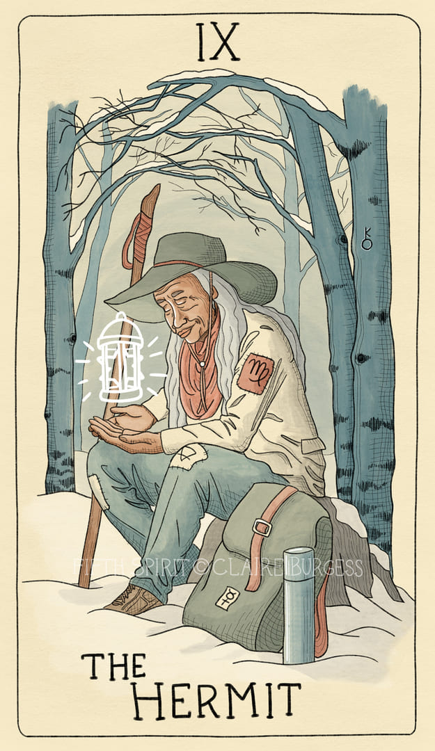 The Hermit — Fifth Spirit Tarot