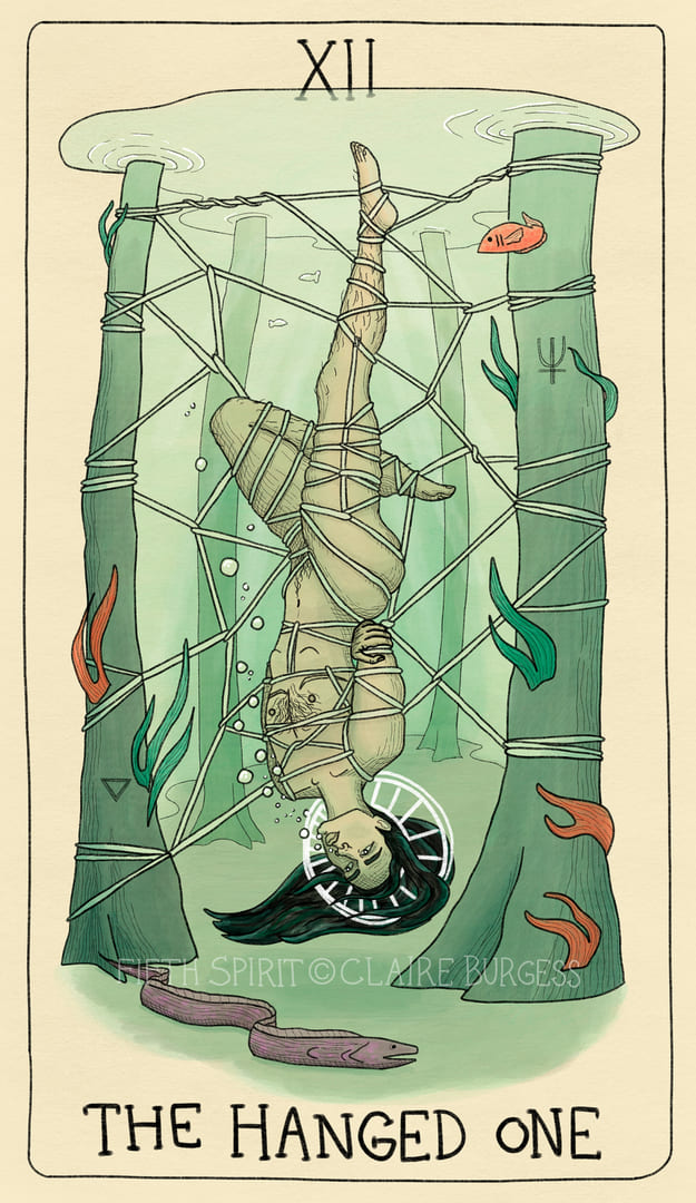 The Hanged Man — Fifth Spirit Tarot