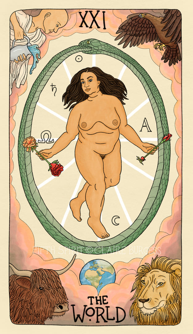 The World — Fifth Spirit Tarot