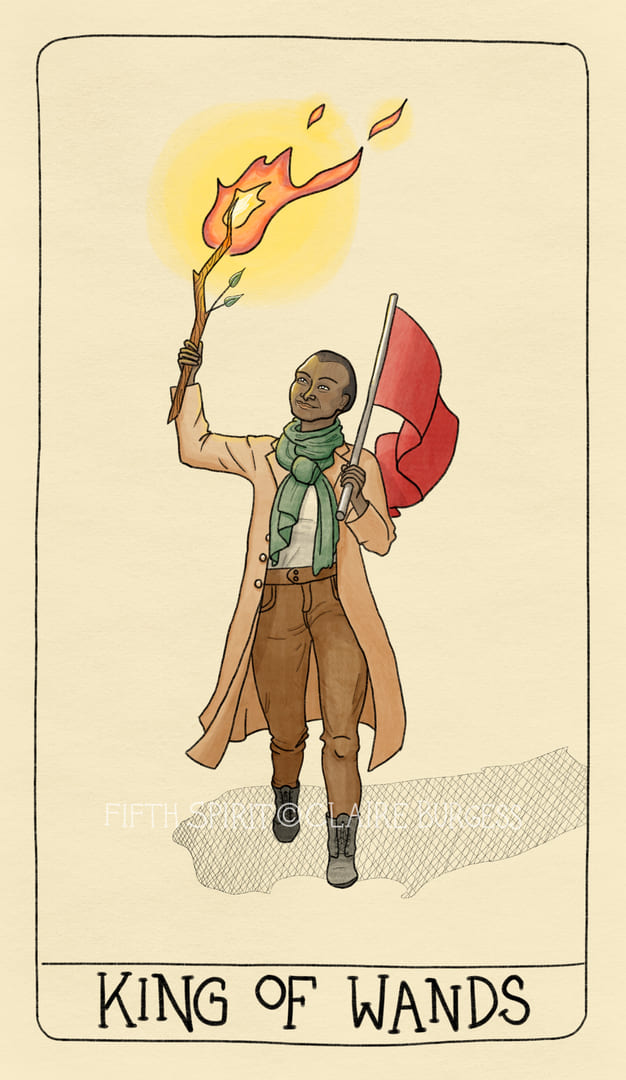 King of Wands — Fifth Spirit Tarot
