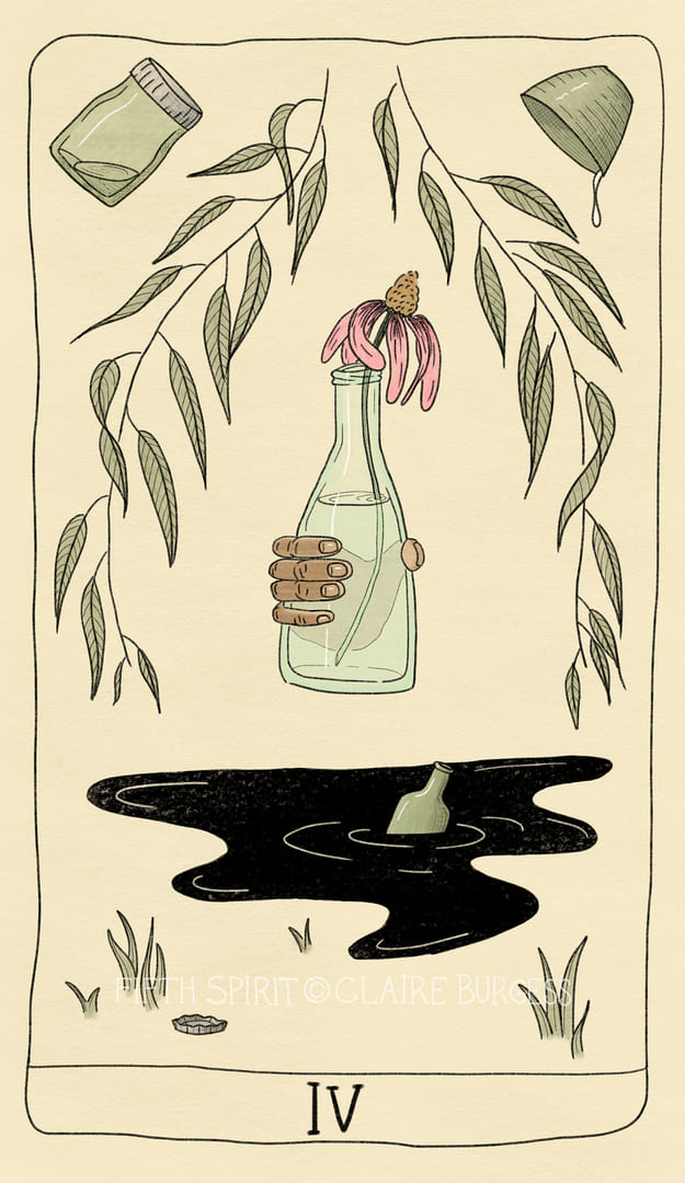 Four of Cups — Fifth Spirit Tarot