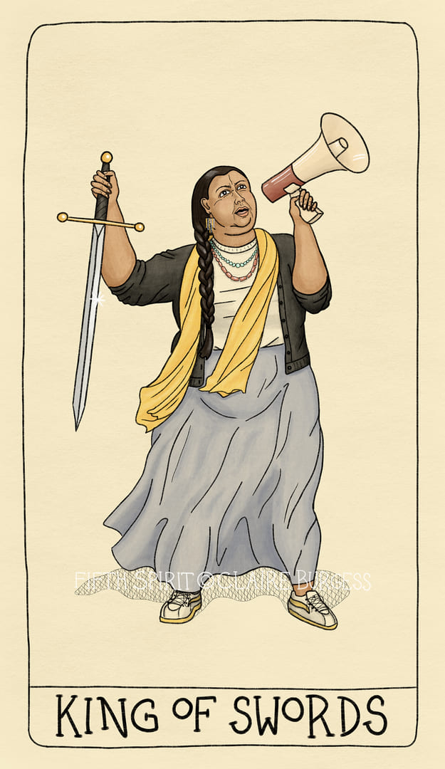 King of Swords — Fifth Spirit Tarot