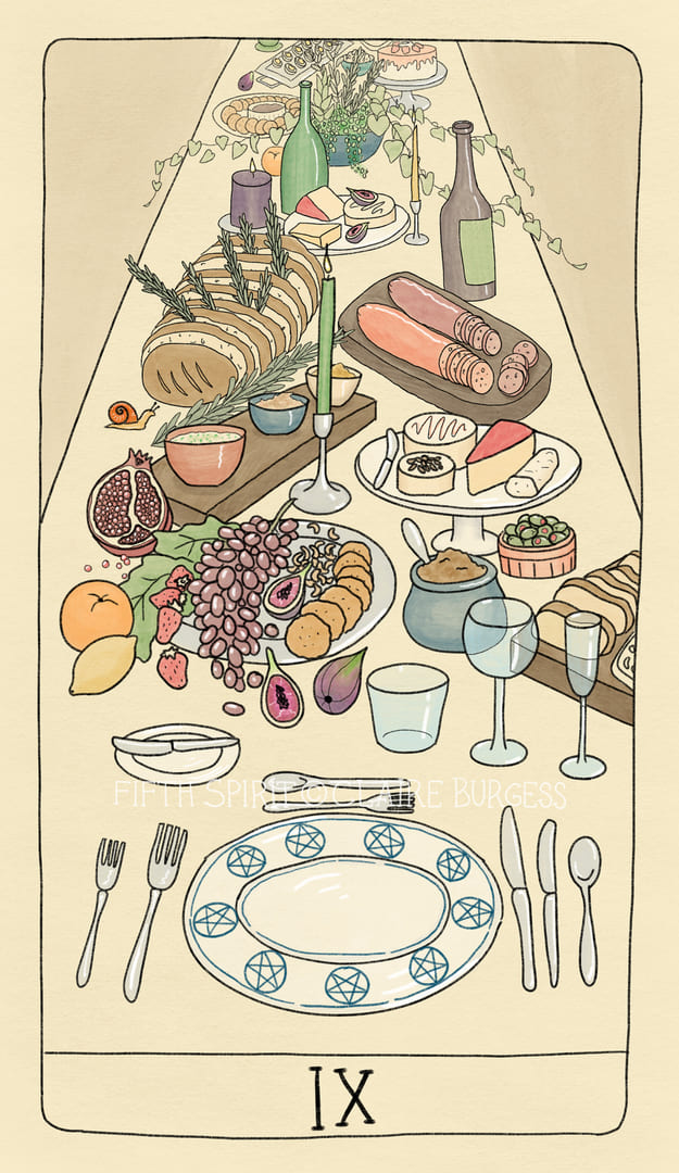 Nine of Pentacles — Fifth Spirit Tarot