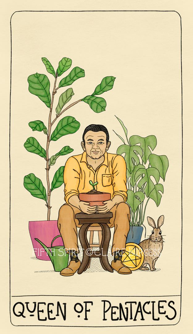 Reina de Oros — Fifth Spirit Tarot