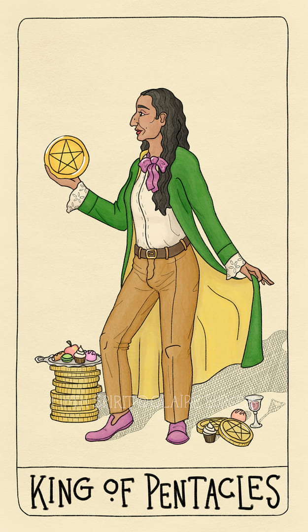 King of Pentacles — Fifth Spirit Tarot