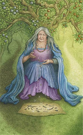 The High Priestess — Forest of Enchantment Tarot