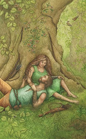 The Lovers — Forest of Enchantment Tarot