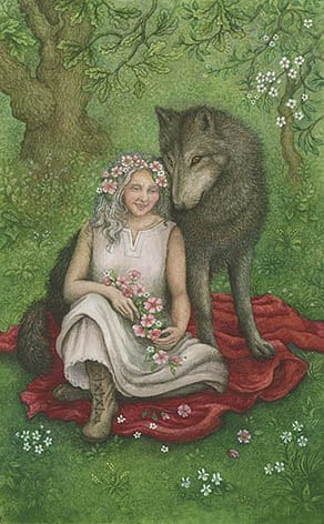 Strength — Forest of Enchantment Tarot