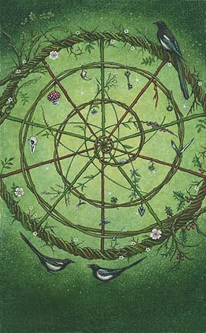 Wheel of Fortune — Forest of Enchantment Tarot