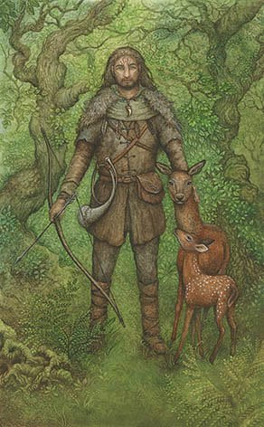 Justice — Forest of Enchantment Tarot