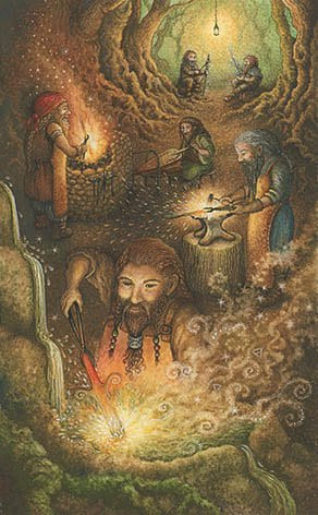Temperance — Forest of Enchantment Tarot