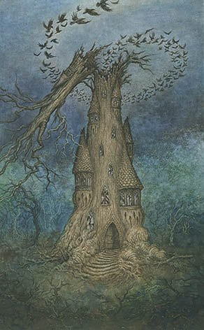 The Tower — Forest of Enchantment Tarot
