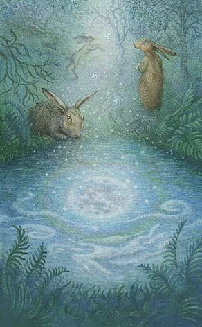 The Moon — Forest of Enchantment Tarot