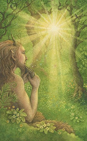 The Sun — Forest of Enchantment Tarot
