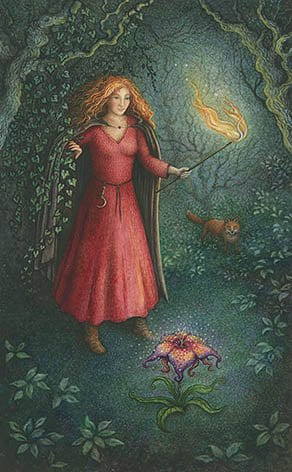 Knight of Wands — Forest of Enchantment Tarot