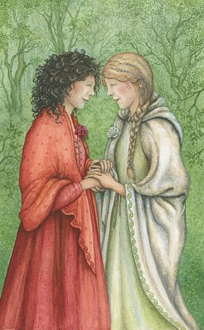 Two of Cups — Forest of Enchantment Tarot