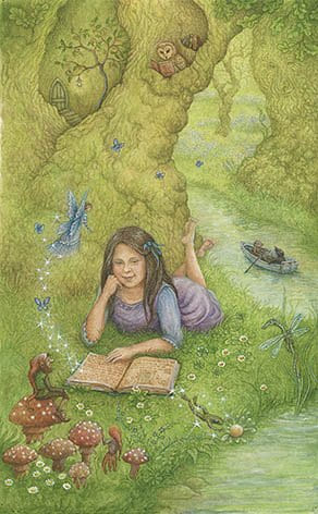 Six of Cups — Forest of Enchantment Tarot