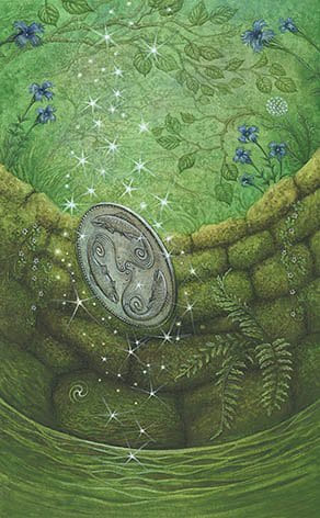 Nine of Cups — Forest of Enchantment Tarot