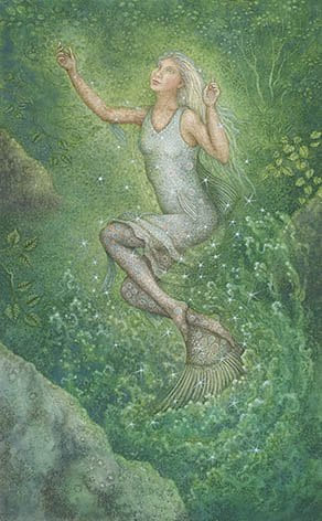 Queen of Cups — Forest of Enchantment Tarot