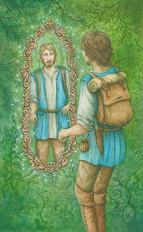 Two of Swords — Forest of Enchantment Tarot