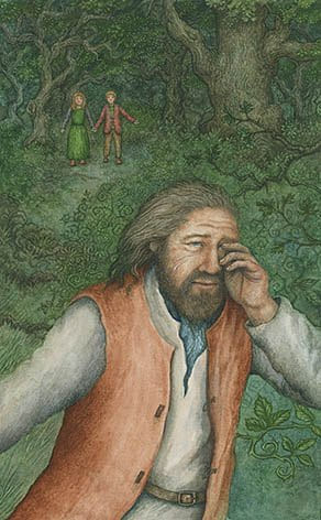 Three of Swords — Forest of Enchantment Tarot