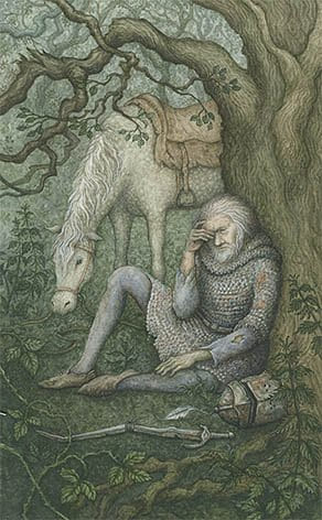 Ten of Swords — Forest of Enchantment Tarot