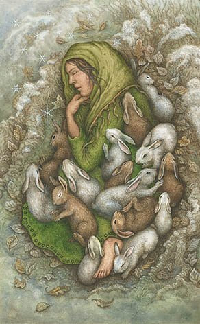 Six of Pentacles — Forest of Enchantment Tarot