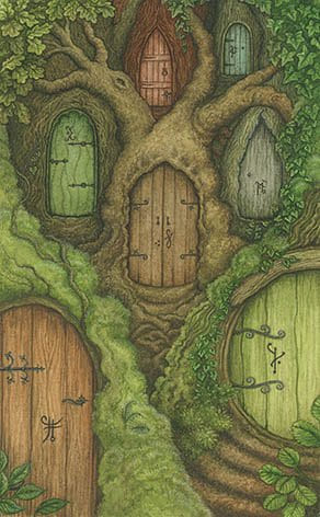 Seven of Pentacles — Forest of Enchantment Tarot