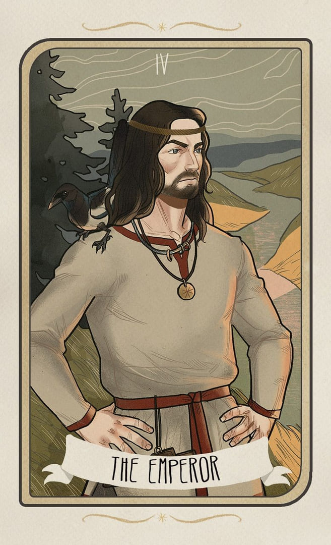 El Emperador — Forgotten Legends Tarot