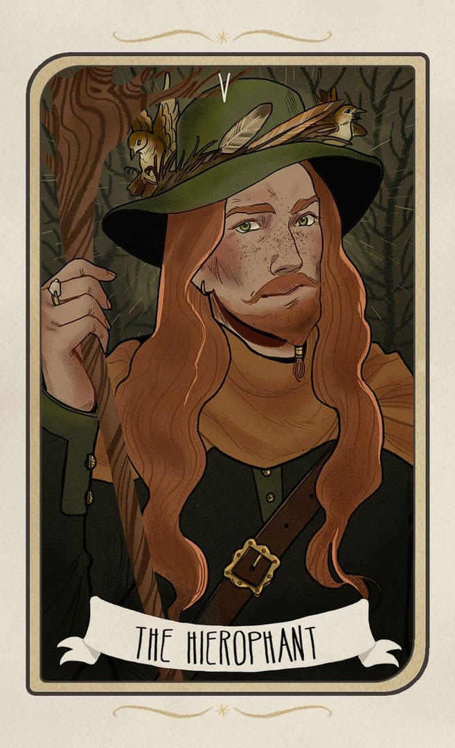 The Hierophant — Forgotten Legends Tarot