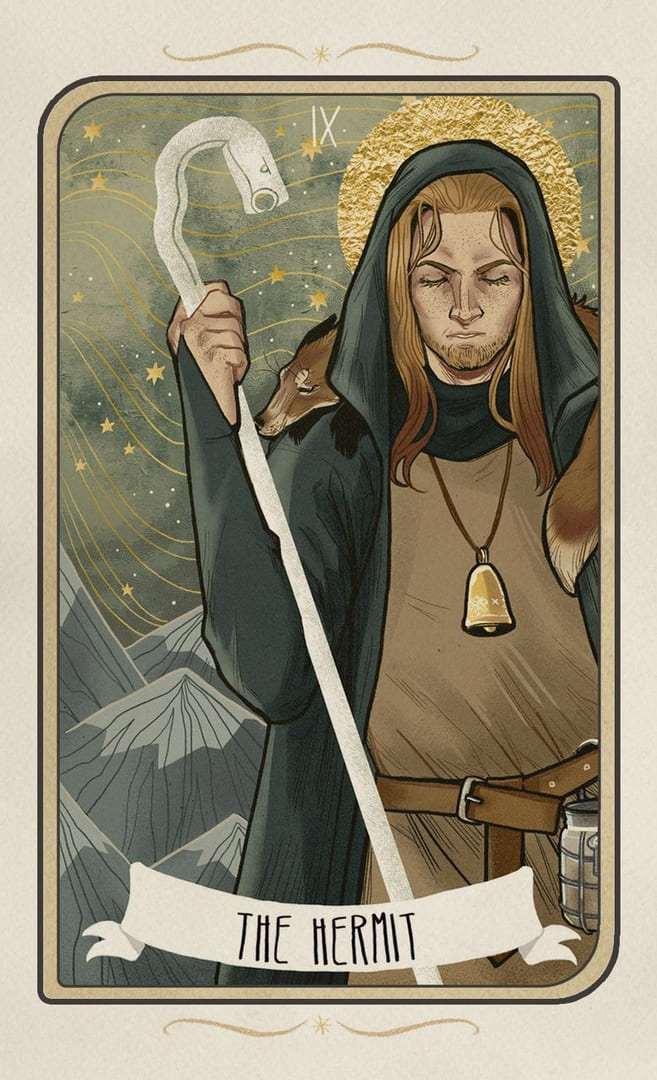 El Ermitaño — Forgotten Legends Tarot
