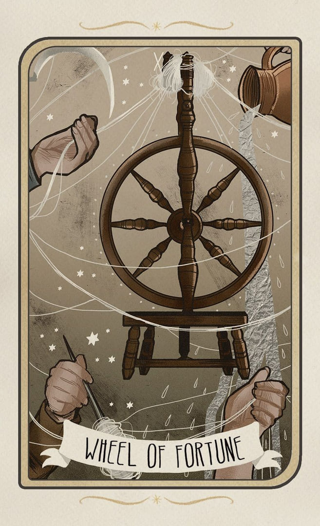 La Rueda de la Fortuna — Forgotten Legends Tarot