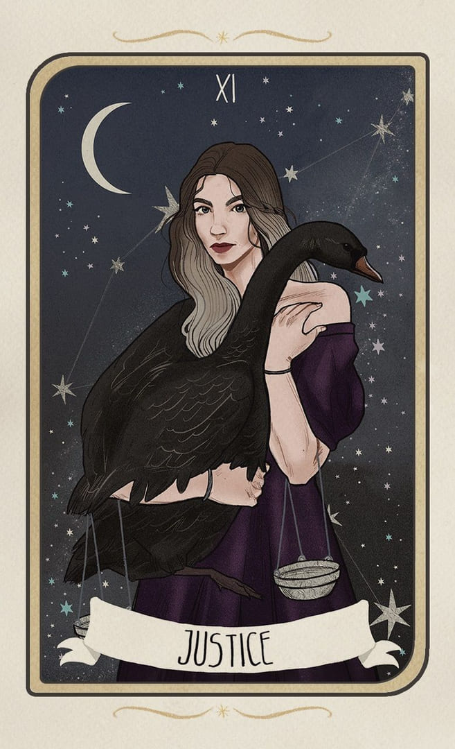 Justice — Forgotten Legends Tarot