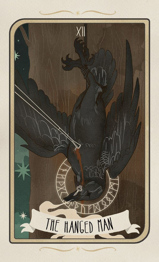 The Hanged Man — Forgotten Legends Tarot