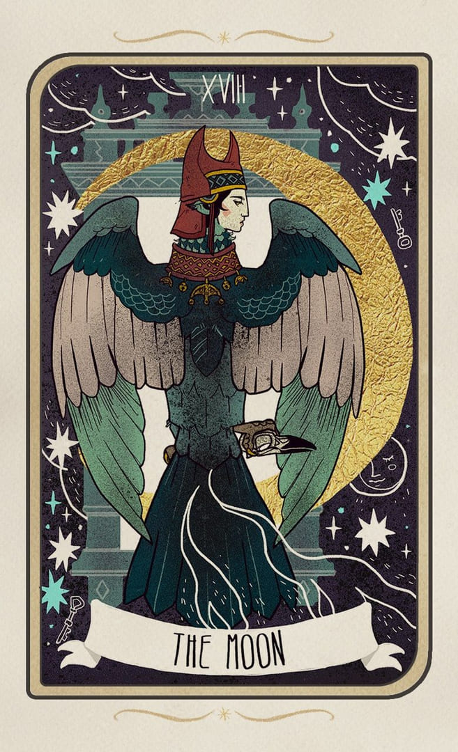 The Moon — Forgotten Legends Tarot