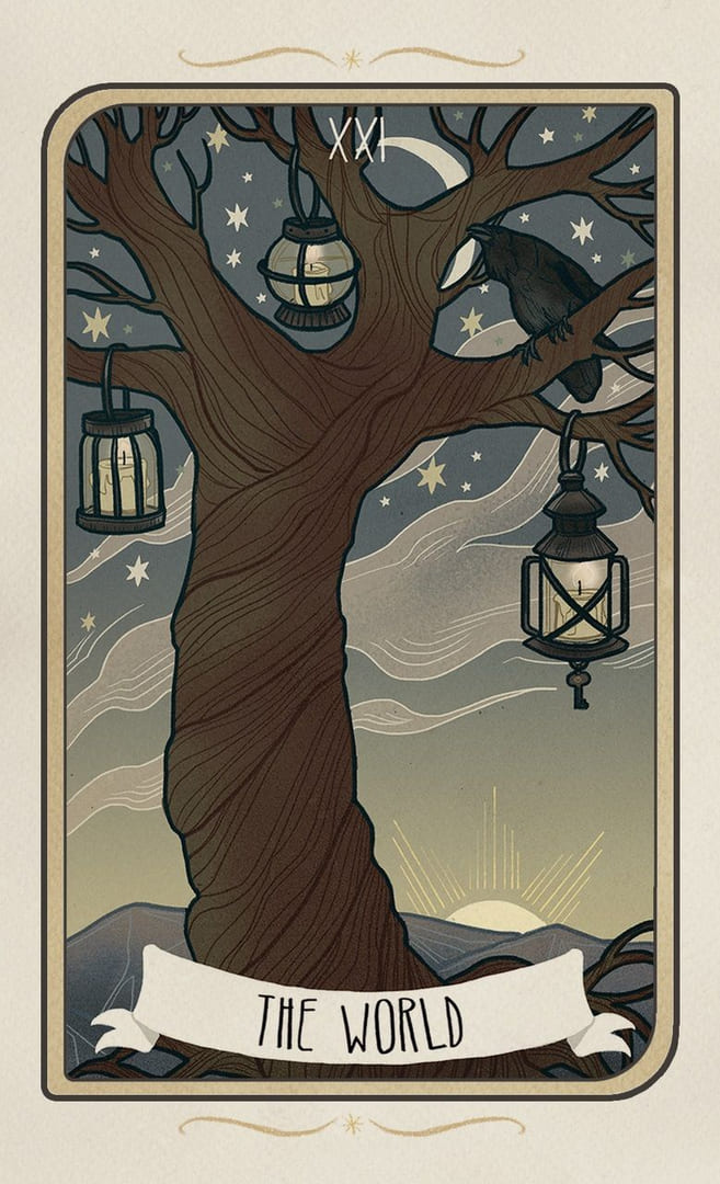 The World — Forgotten Legends Tarot