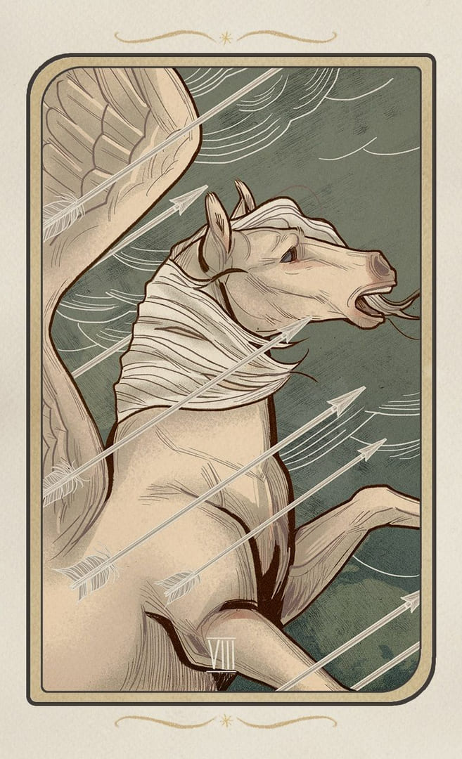 Eight of Wands — Forgotten Legends Tarot