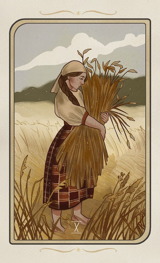 Ten of Wands — Forgotten Legends Tarot
