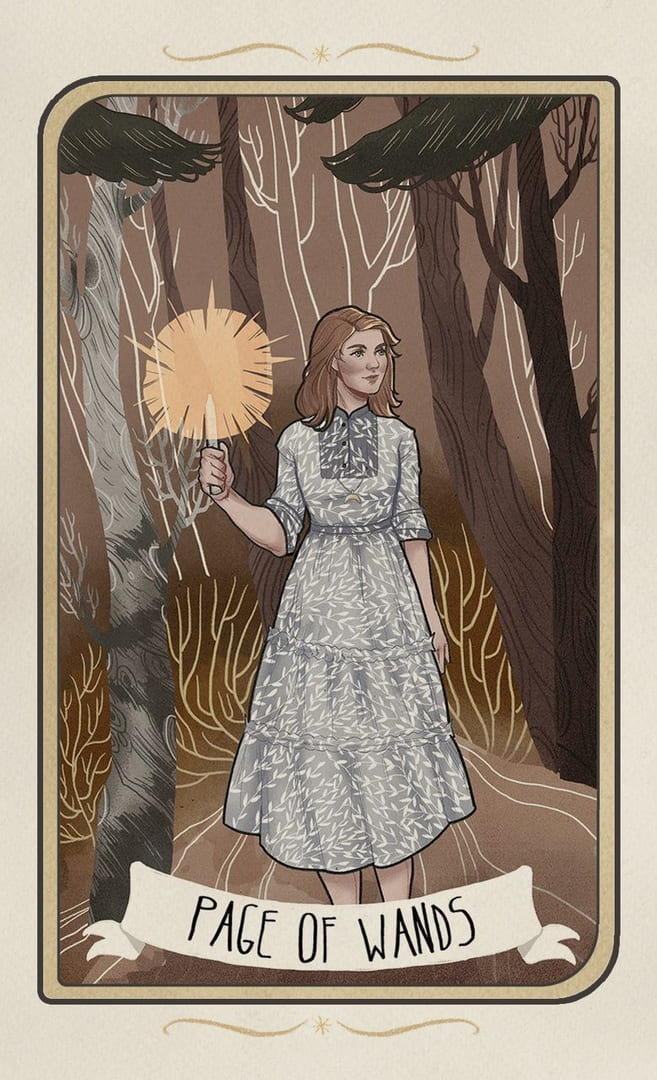 Page of Wands — Forgotten Legends Tarot