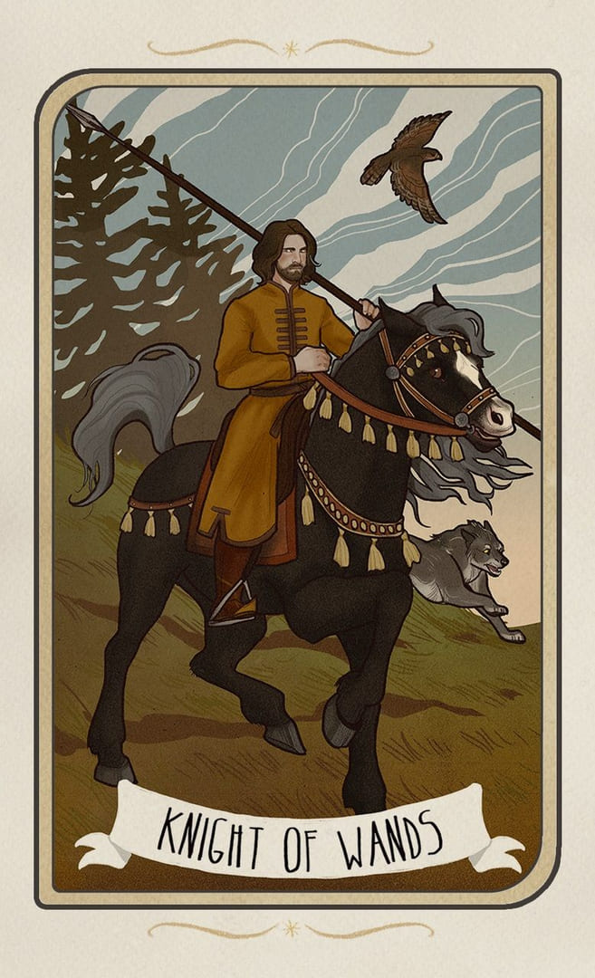 Knight of Wands — Forgotten Legends Tarot