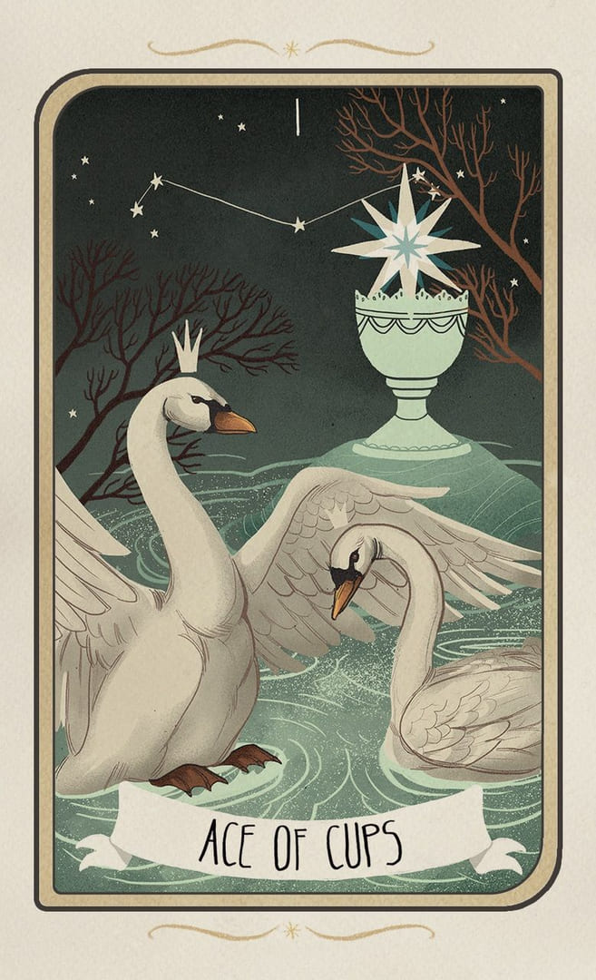 As de Copas — Forgotten Legends Tarot