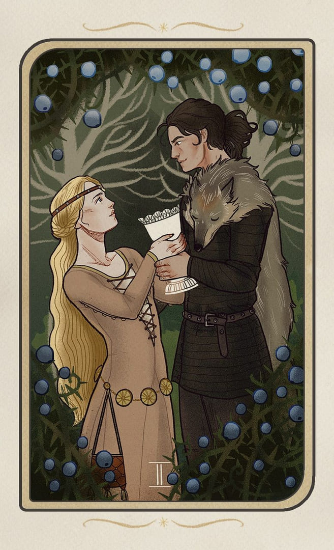 Two of Cups — Forgotten Legends Tarot