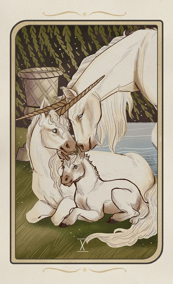 Diez de Copas — Forgotten Legends Tarot