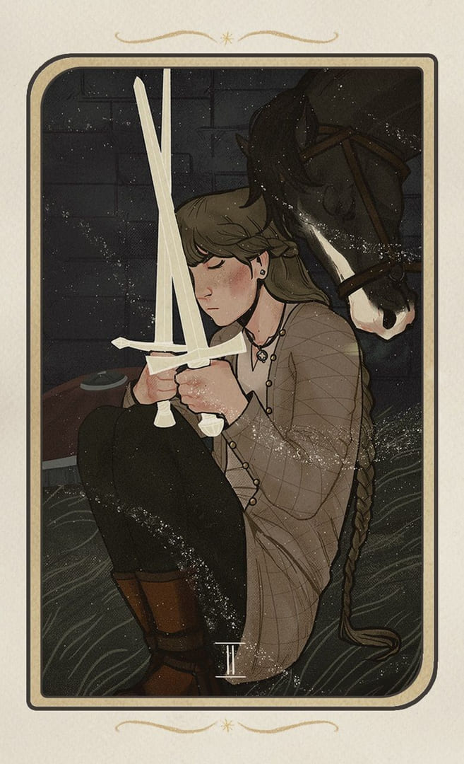 Two of Swords — Forgotten Legends Tarot