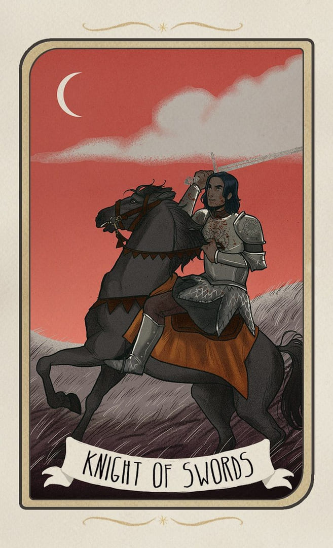 Knight of Swords — Forgotten Legends Tarot