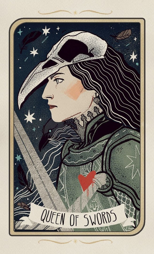 Queen of Swords — Forgotten Legends Tarot